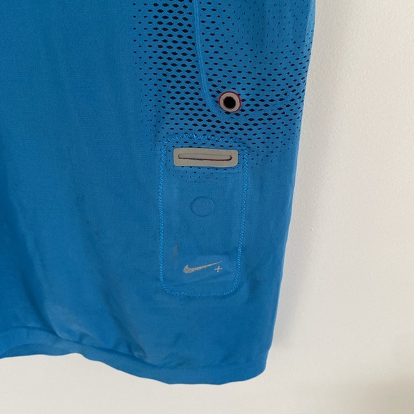 NIKE DRIFIT SRAMLESS running tee shirt S teal - Picture 3 of 4